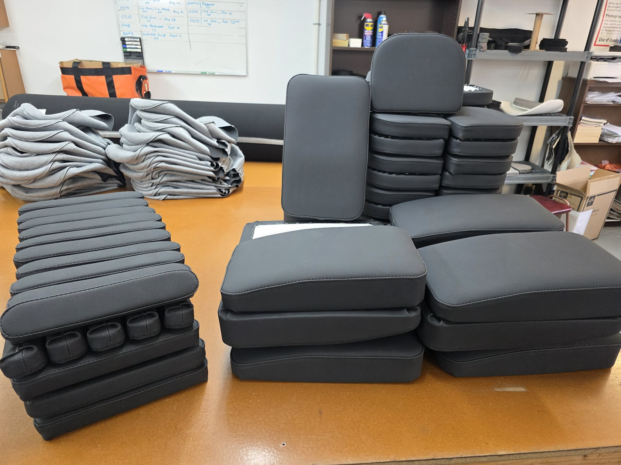 Custom seating project produced by Top Stitch