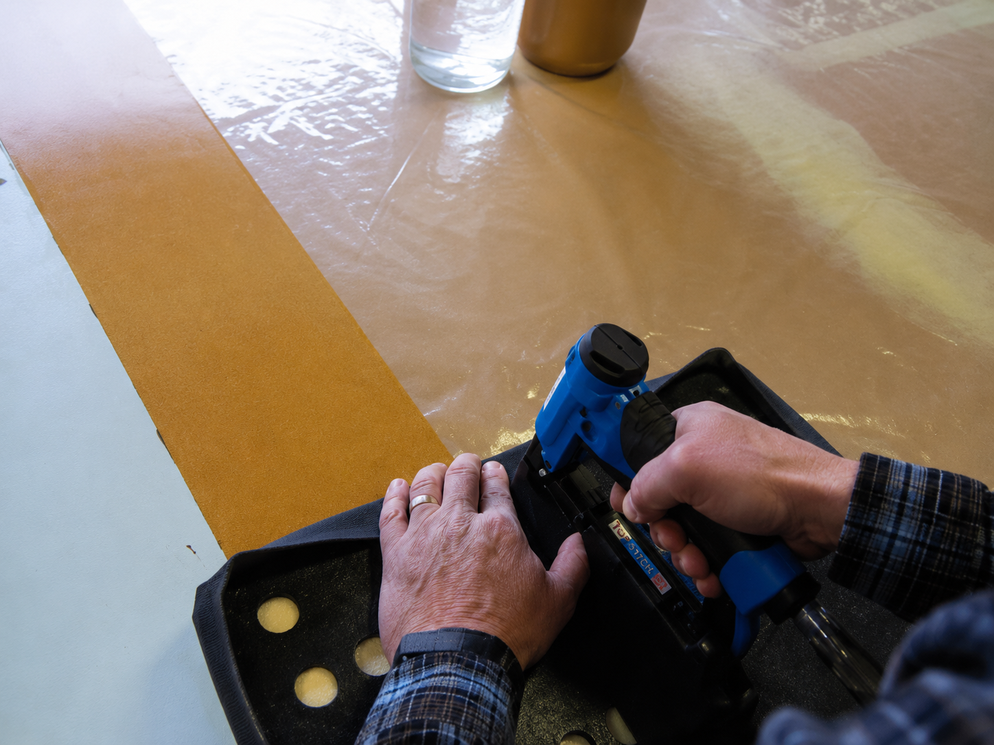 Top Stitch prototype assembly in progress